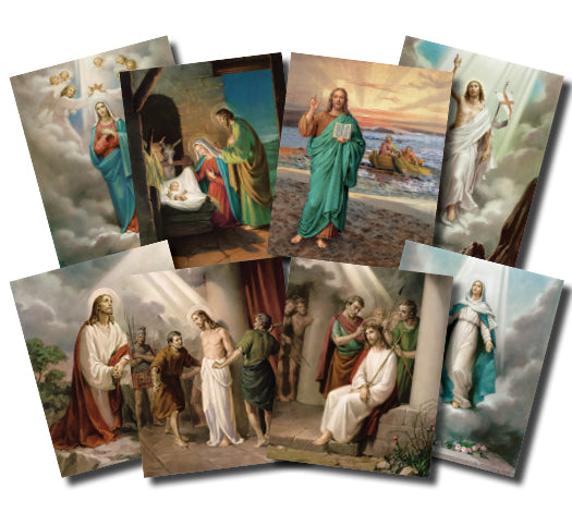 Mysteries of the Rosary Poster Set - Catholic Gifts Canada