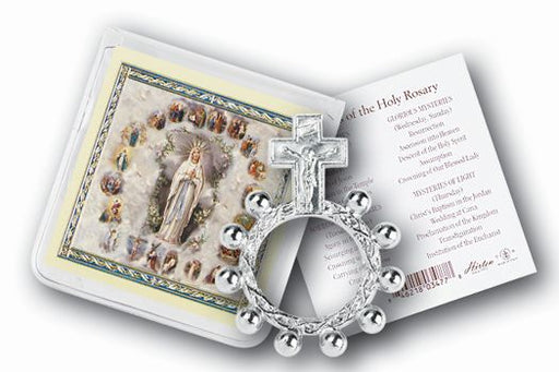 Finger Rosary with Case & Mysteries Card - Catholic Gifts Canada