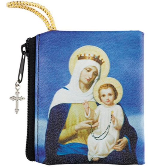 Our Lady of the Rosary Zipper Case - Catholic Gifts Canada