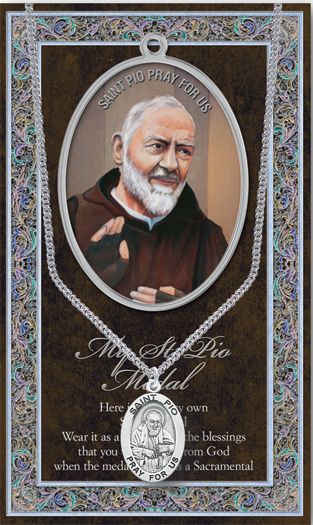 Saint Pio Medal (Padre Pio) - Catholic Gifts Canada