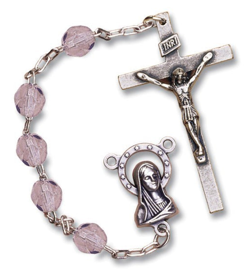 June Birthstone Rosary - Catholic Gifts Canada