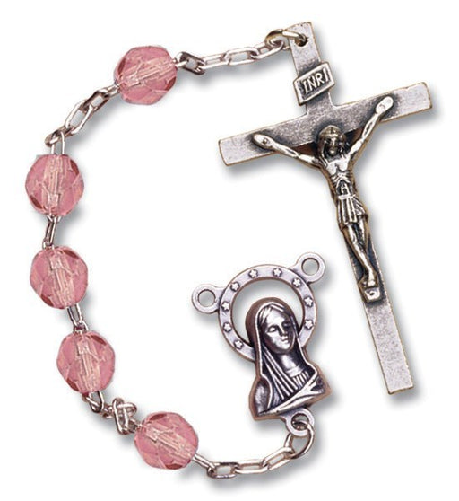 October Birthstone Rosary - Catholic Gifts Canada