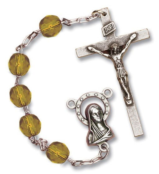 November Birthstone Rosary - Catholic Gifts Canada