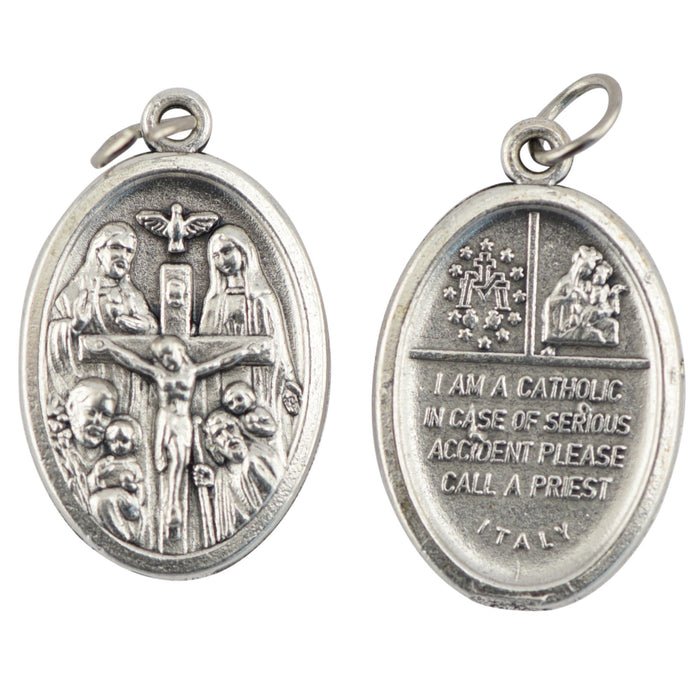 Four Way/I am a Catholic Medal - Catholic Gifts Canada