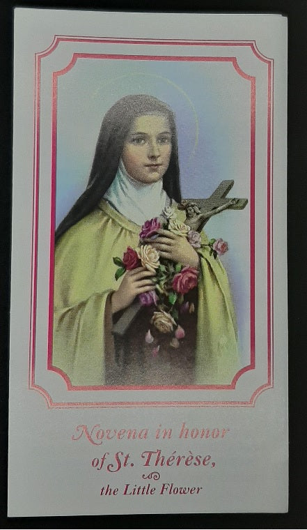 St. Therese Novena Trifold Pamphlet - Catholic Gifts Canada