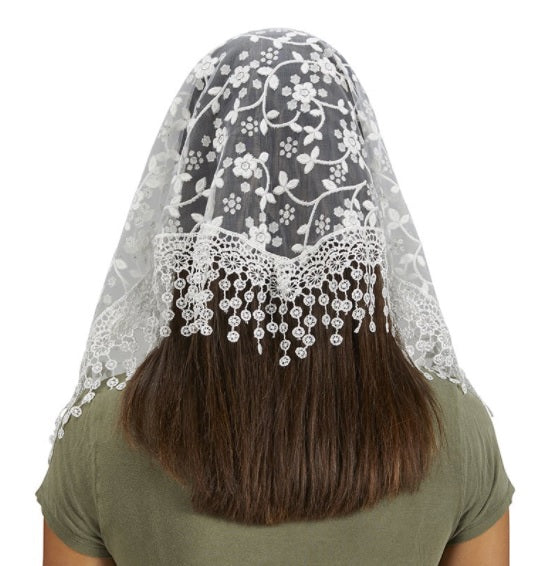 White Chapel Veil - Catholic Gifts Canada