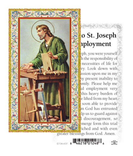 Prayer to Saint Joseph for Employment - Catholic Gifts Canada