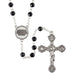 Jet Black RCIA Rosary - Catholic Gifts Canada