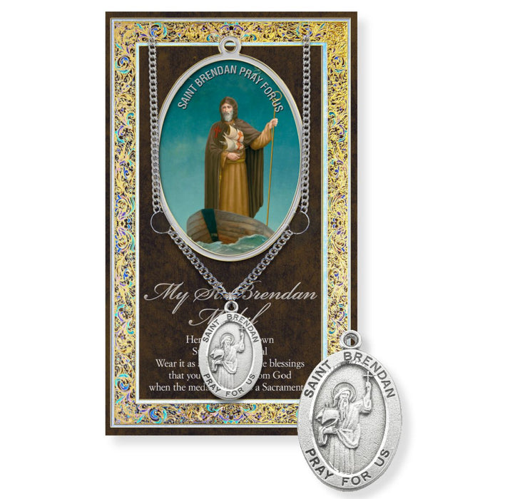 St. Brendan Medal with Folder