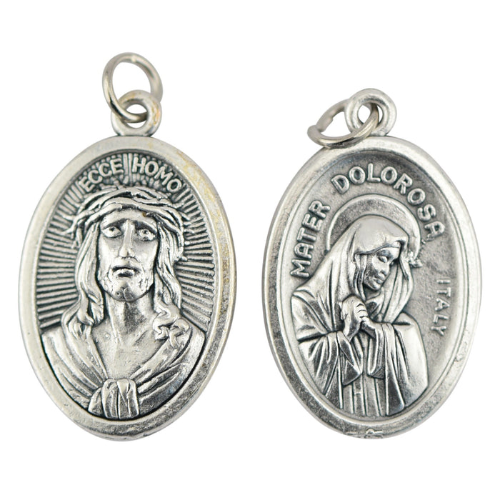 Ecce Homo (Holy Face)/Mater Dolorosa (Sorrowful Mother) Medal