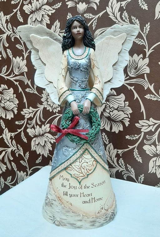 Christmas Angel with Wreath - Catholic Gifts Canada