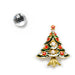 Magnetic Gemstone Christmas Tree Pin - Catholic Gifts Canada