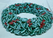Red & Green Holly Ring Candle - Catholic Gifts Canada