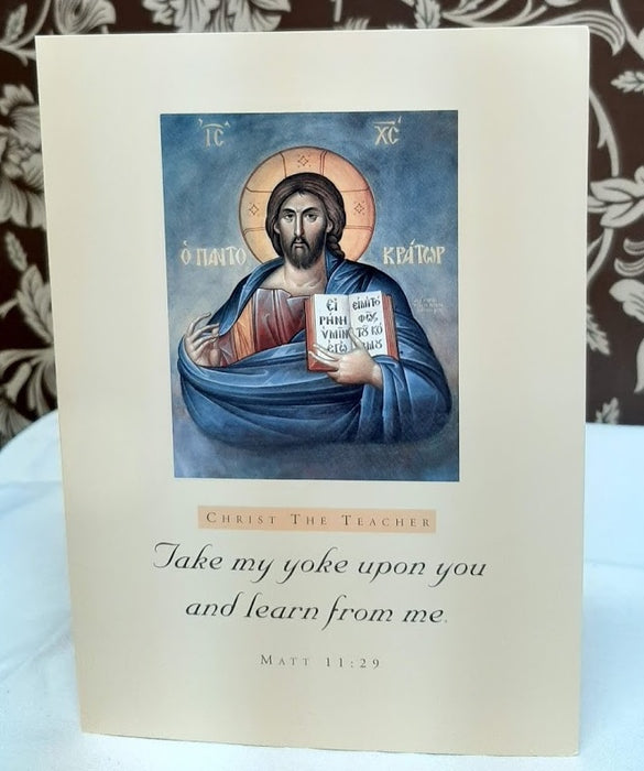 Christ the Teacher Card - Catholic Gifts Canada