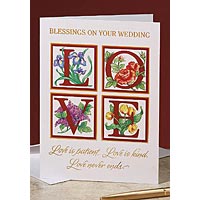 LOVE Wedding Card - Catholic Gifts Canada