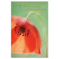Poppy Sympathy Card - Catholic Gifts Canada