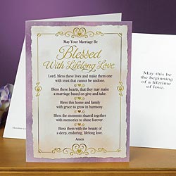 Lifelong Love Wedding Card - Catholic Gifts Canada