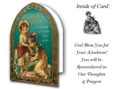 Deluxe Thank You Card - Catholic Gifts Canada