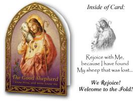 Deluxe Good Shepherd RCIA Card - Catholic Gifts Canada