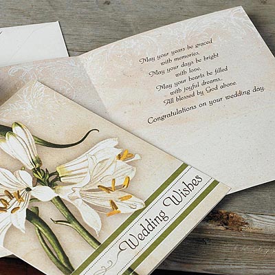 Wedding Wishes Card - Catholic Gifts Canada