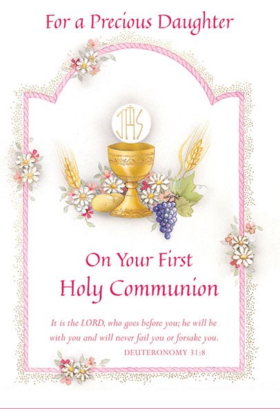 Precious Daughter First Communion - Catholic Gifts Canada