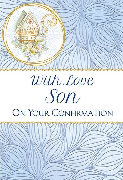 With Love Son on your Confirmation - Catholic Gifts Canada