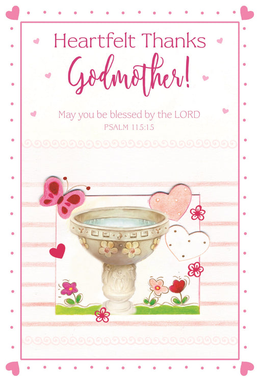 Thank You Godmother Card - Catholic Gifts Canada