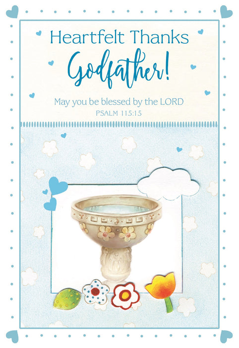 Thank You Godfather Card - Catholic Gifts Canada