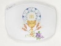 First Communion Rosary Pouch - Blue