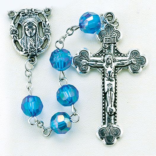 Birthstone Rosary for September - Catholic Gifts Canada